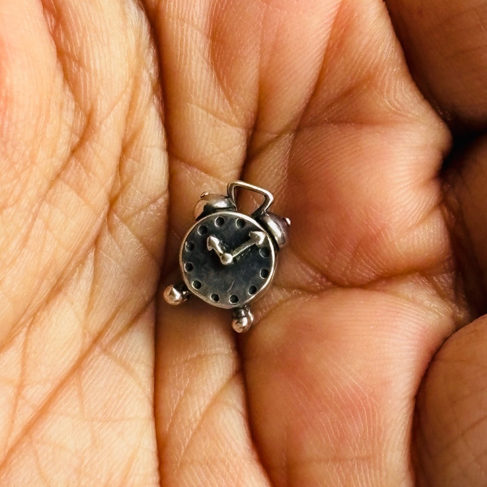 Pandora vintage Clock charm
